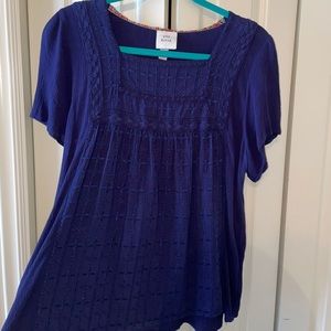 Target top, navy blue, size M